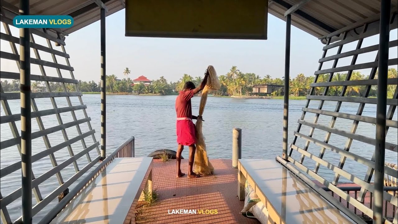 നാടൻ വല വീശൽ I വട്ടകായാൽ തൂത്തുവാരി I Fishing I Real Life Fishing I Lakeman Vlogs