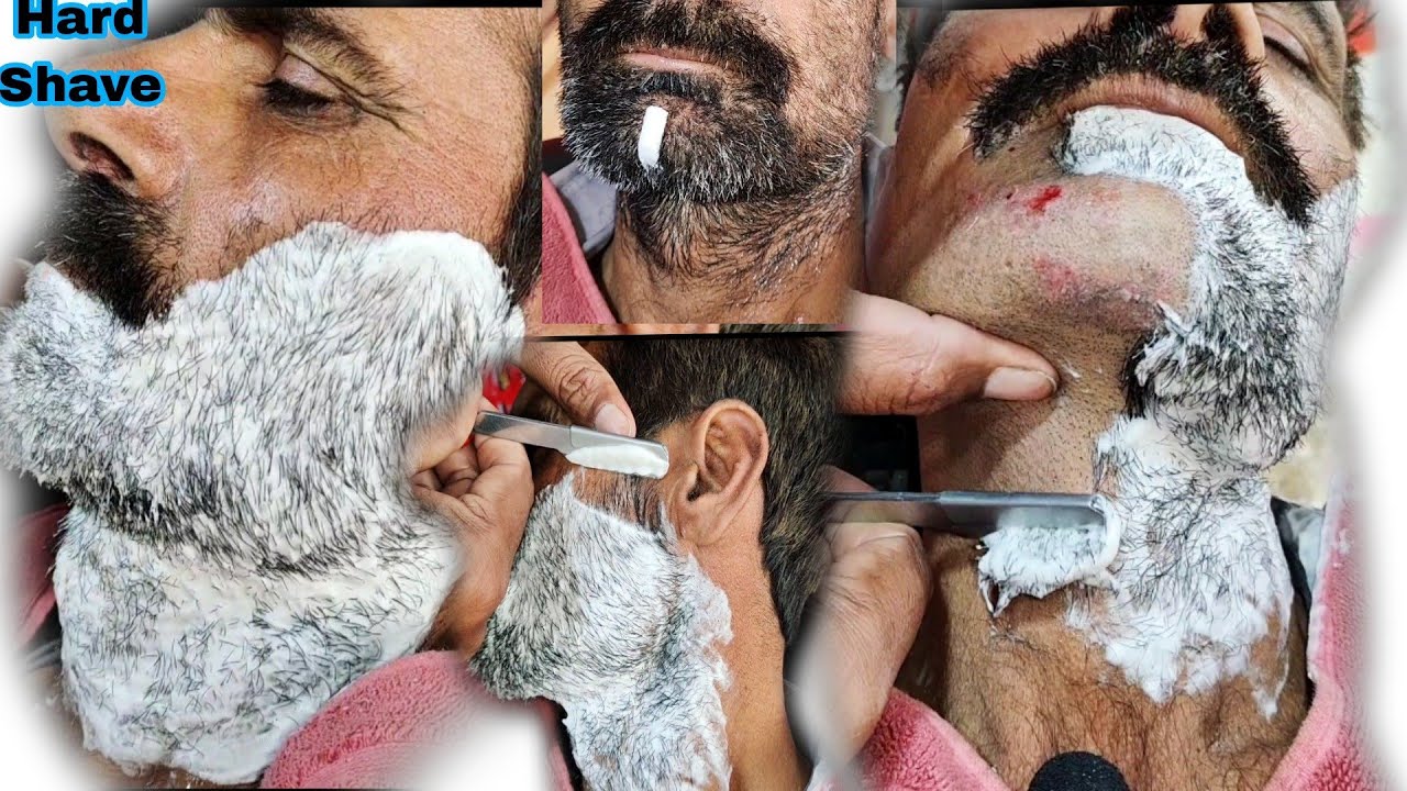 Best ✨ Shave 2023 | Shave Kerne ka Tarika | Very✨ Hard Shave | Dubai Hairdresser