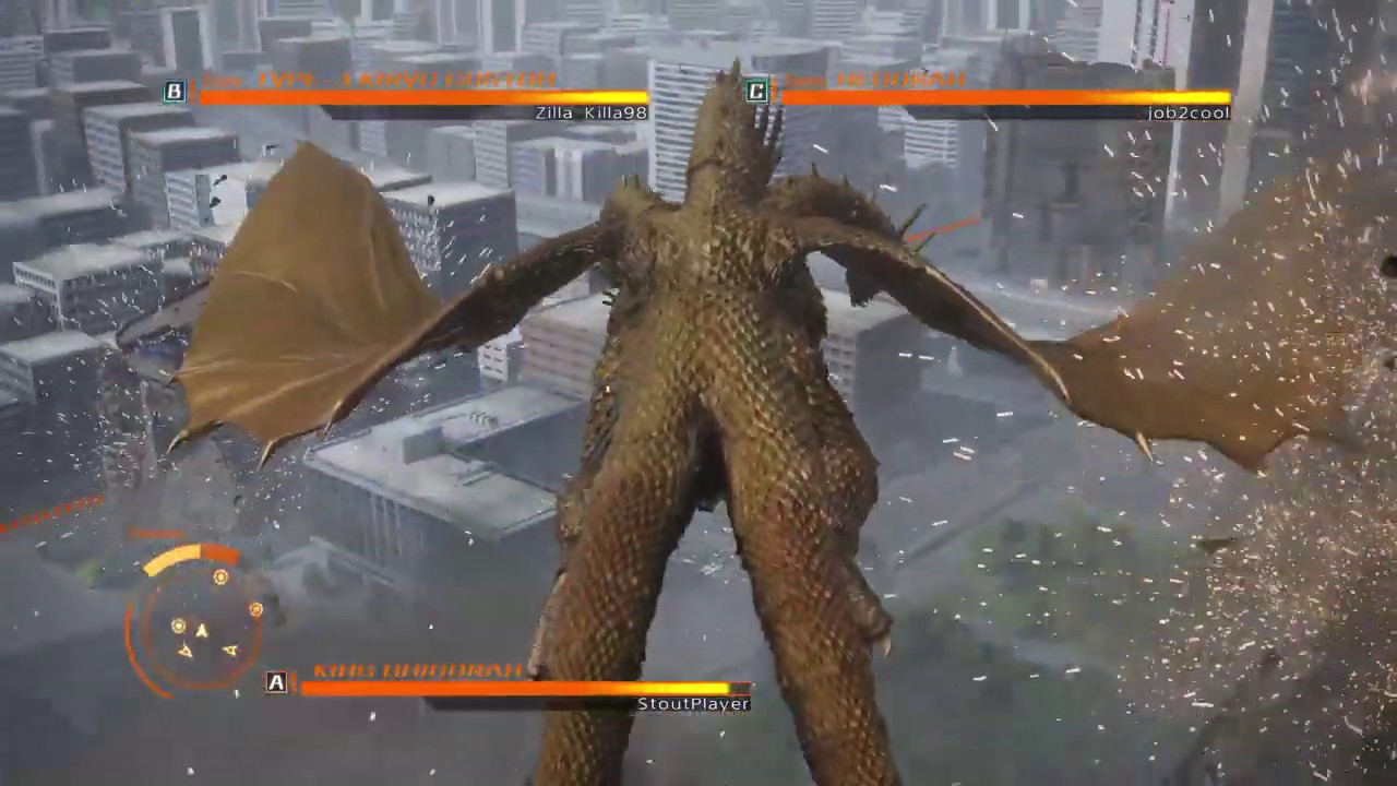 GODZILLA PS4 : King Ghidorah vs Kiryu vs Hedorah