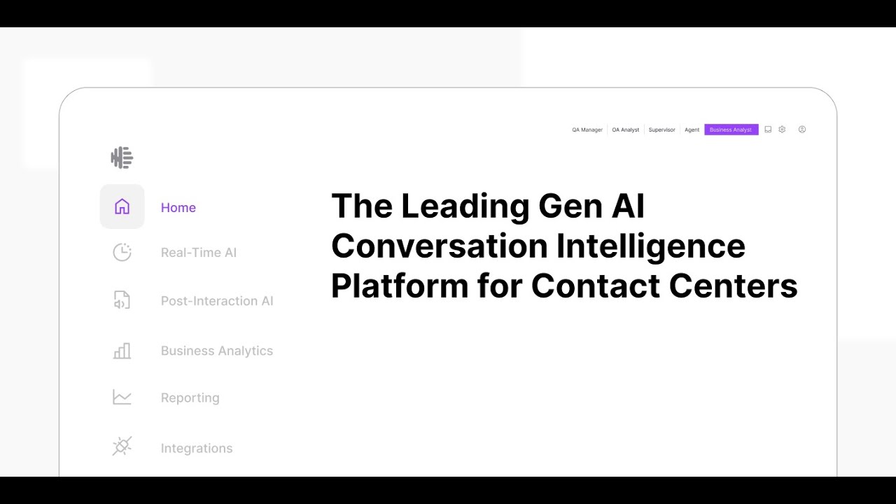 Observe.AI - The Leading Gen AI Conversation Intelligence Platform for Contact Centers
