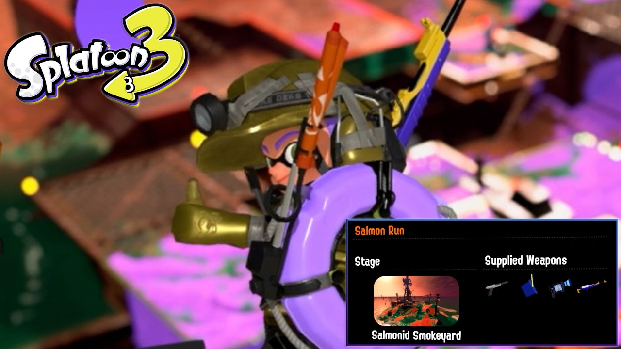 Salmon Run Gameplay: Rare Ideal Weapons | Splatoon 3