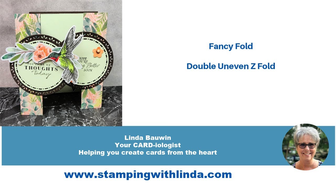 Uneven Double Z Fold Card