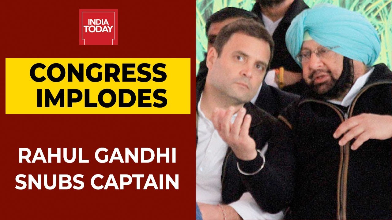 Congress Infighting | Rahul Gandhi Meets Top Punjab Congress Leader, Snubs CM Amarinder Singh
