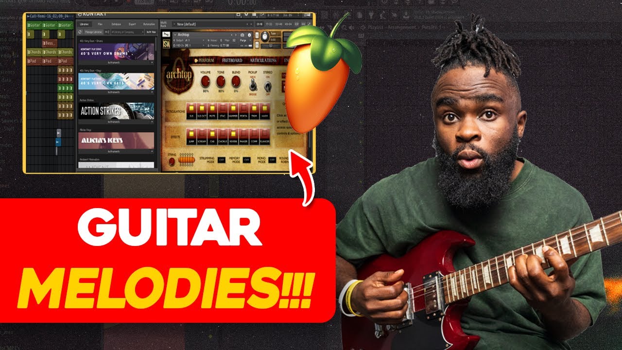 How To Make A Guitar Afro Beat From Scratch| Fl Studio Tutorial