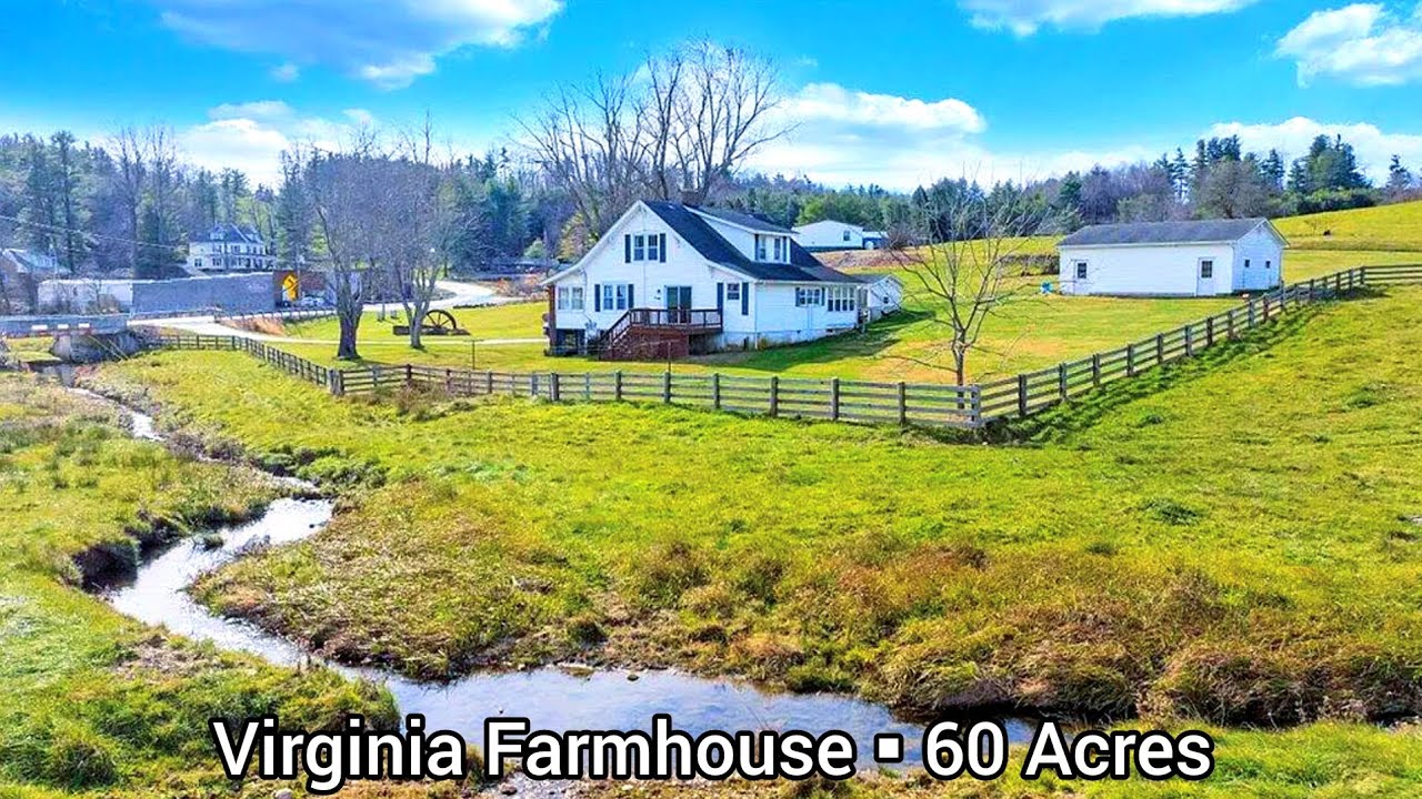 Фермерские дома в Вирджинии на продажу | Более 60 акров | Земля в Вирджинии на продажу | Meadow R...