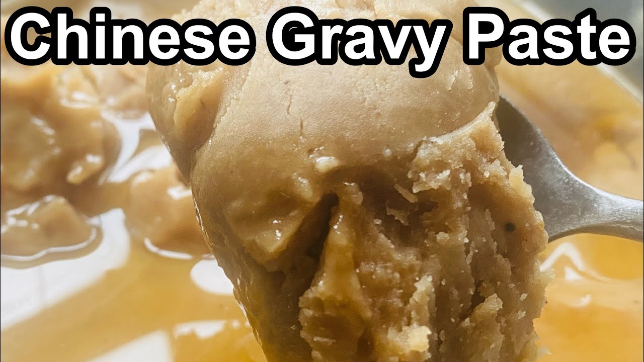 How to make Chinese Gravy Paste Recipe | Easy Chinese Roux