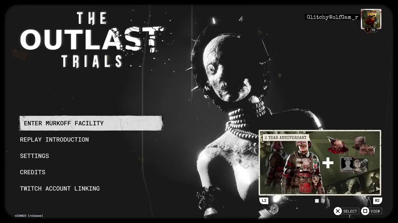 Glitchywolfgamer playing  Outlast Trial's on a lonely night
