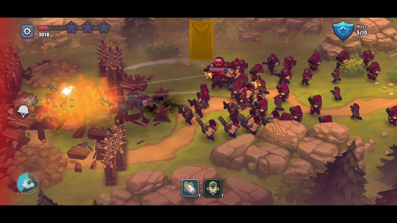Guns Up Mobile (Nightmare Mode CC Defend, back to my Sharpshooter Base, the sound of the silencer😇)