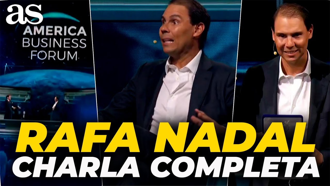 RAFA NADAL, FULL CONVERSATION in MIAMI with the CEO of the AMERICAN BUSINESS FORUM