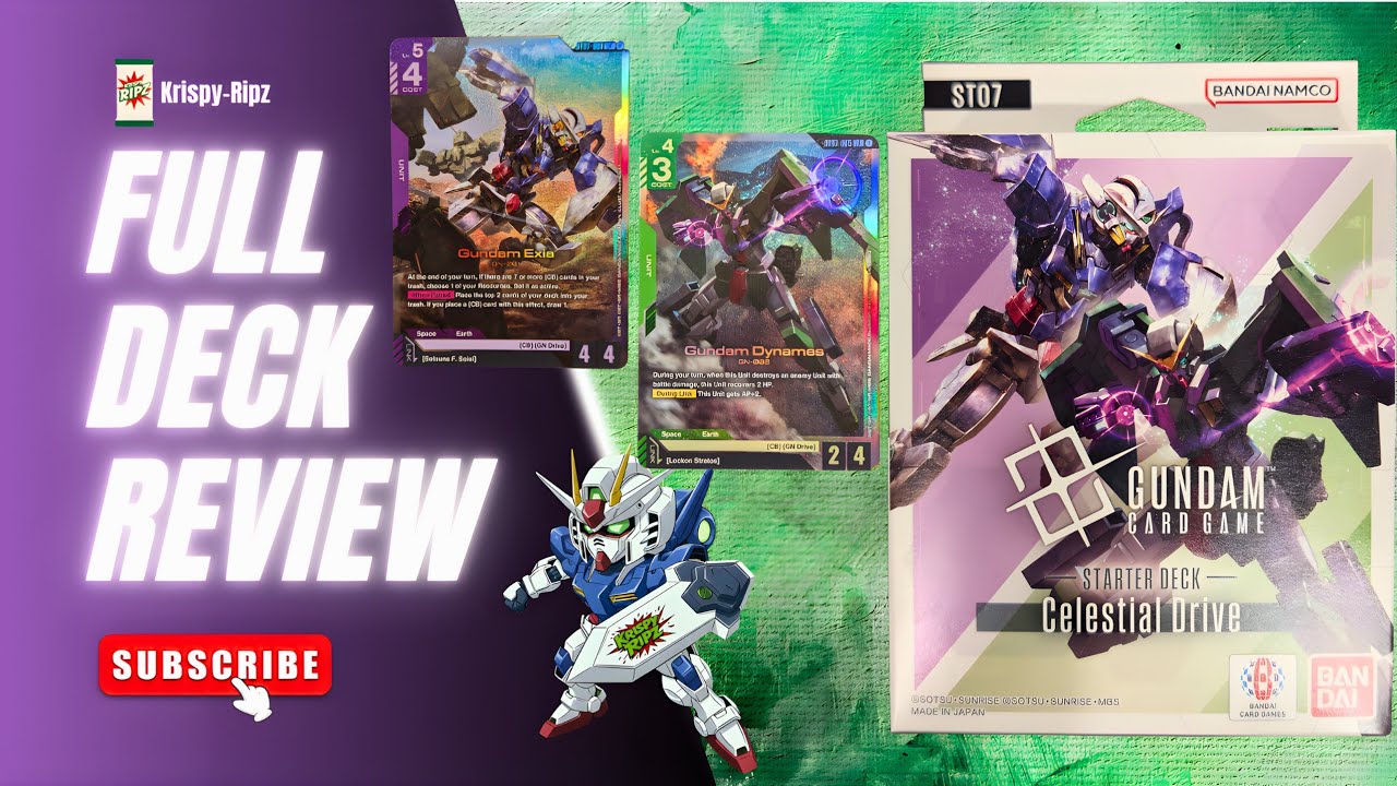 New!ST07 Celestial Drive Starter Deck Review and thoughts.