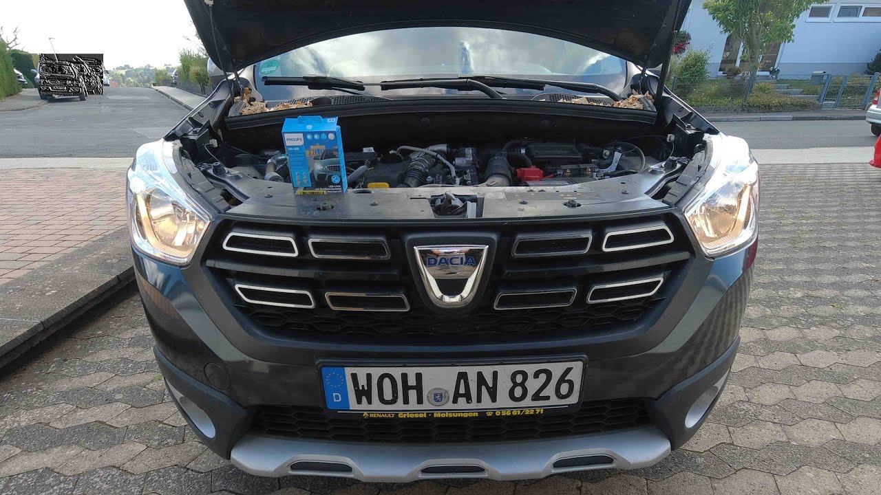 Dacia Dokker bekommt Philips Ultimo Pro 6000 H4 LED Scheinwerferlampen