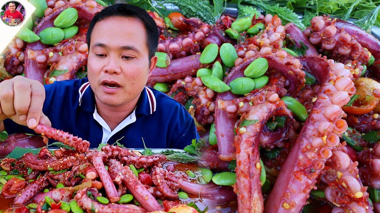 ตำสะตอหนวดหมึก แกล้มมะระขี้นกแซ่บๆ เผ็ดจ้วดจ้าด ขมอ่ำหล่ำ