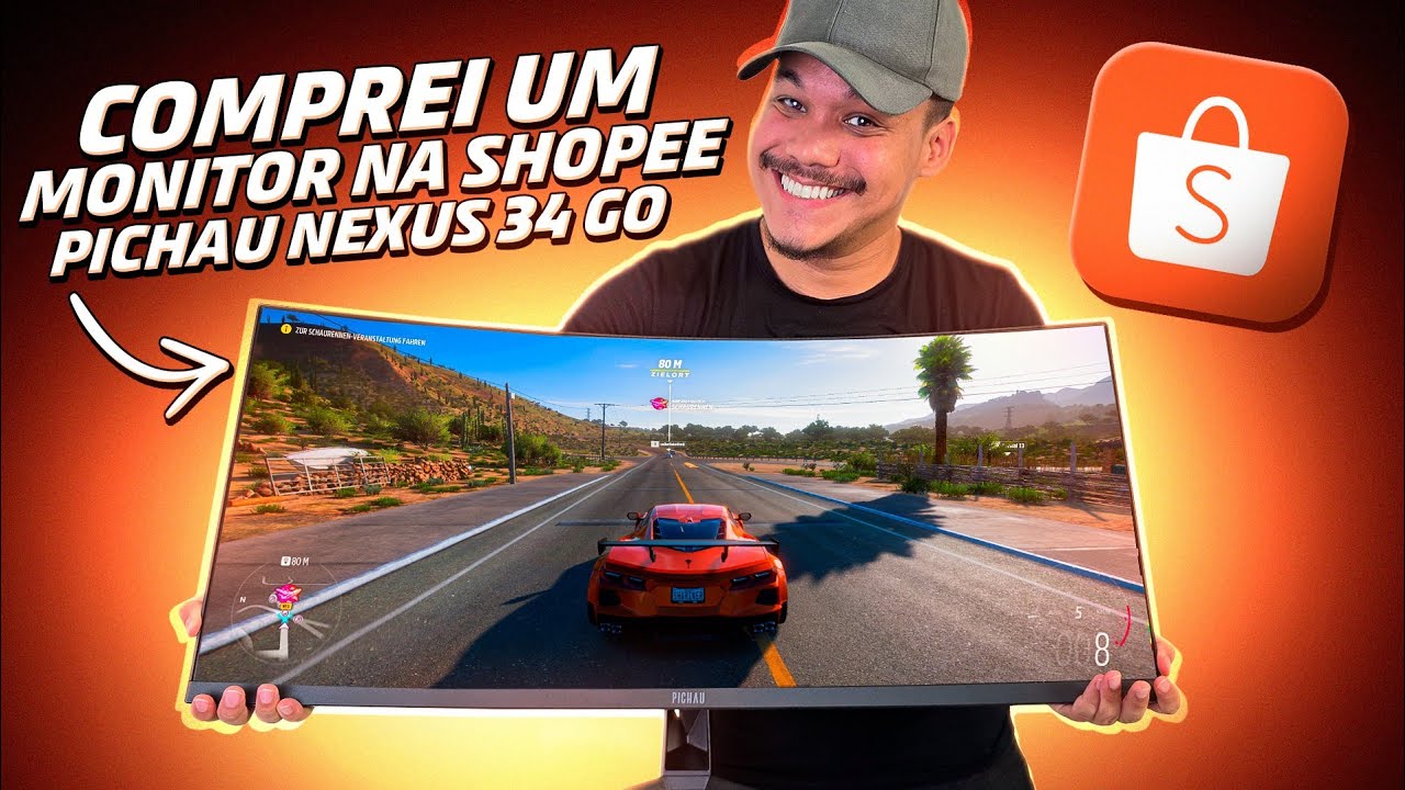 COMPREI UM MONITOR DE 34 POLEGADAS NA @ShopeeBrasil! PICHAU NEXUS 34 GO - PROMOÇÃO e FRETE GRÁTIS