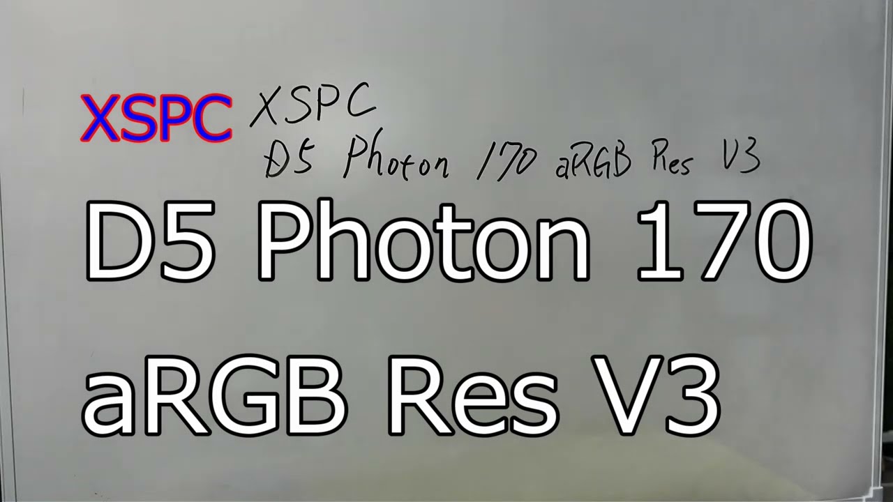 【水冷PC】D5 Photon 170 aRGB Reservoir V3 (For D5 Pump) Black