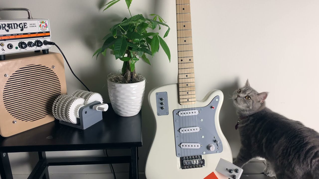 This 3D PRINTED GUITAR sounds AMAZING...