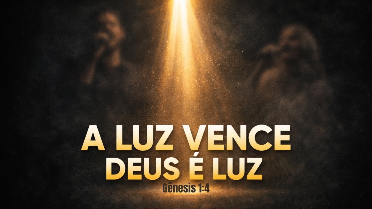 A Luz de DEUS é BOA | Quando as Trevas Tentam Vencer e NÃO Conseguem | Louvores de LUZ (Gênesis 1:4)