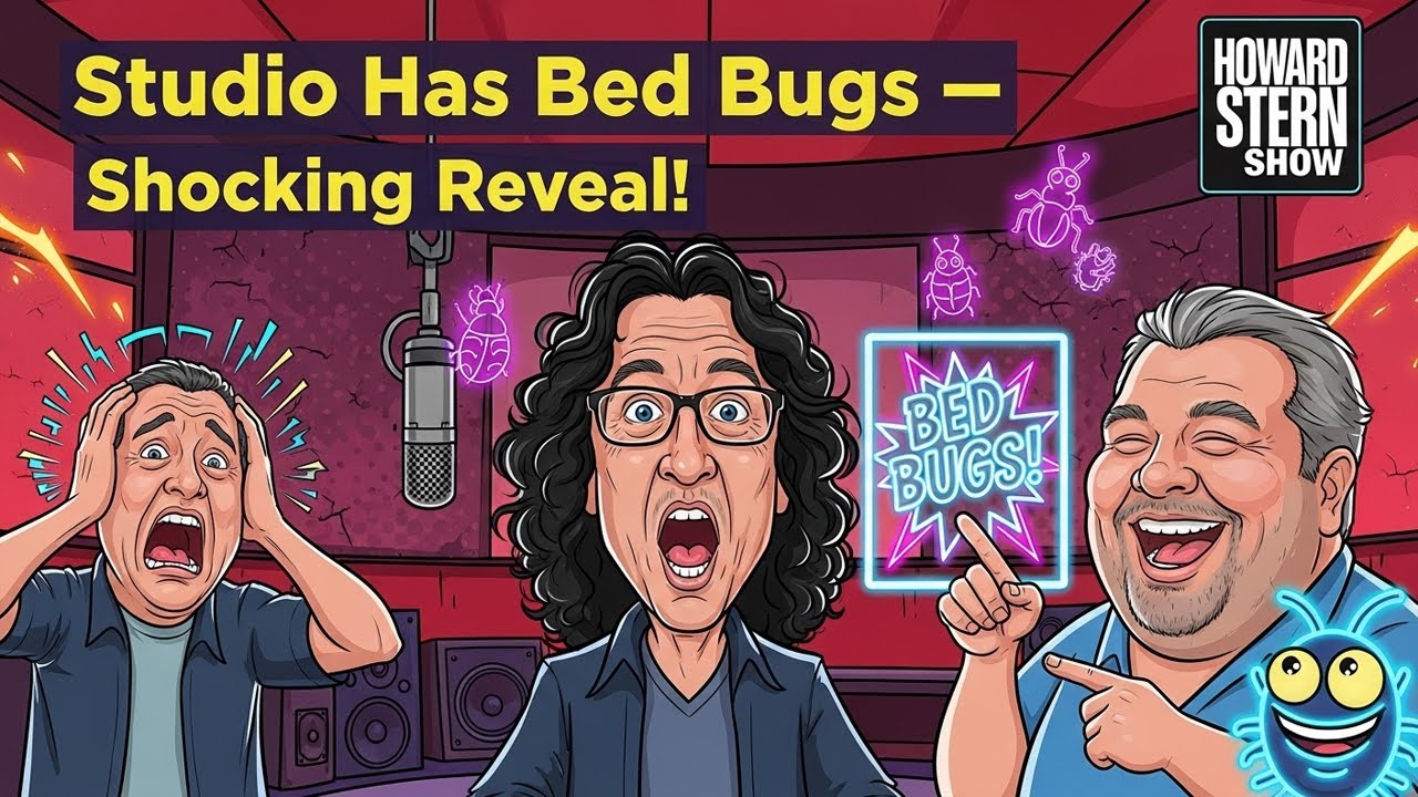 Howard Freaks Out After Finding Bed Bugs In The Studio! | The Howard Stern Show