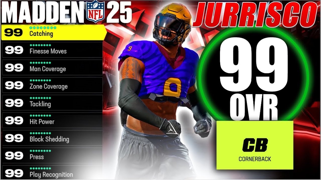 ULTIMATE LOCK BUILD! *BEST* CB Build In Madden 25 Superstar! 99 PRESS 99 MAN COVERAGE!