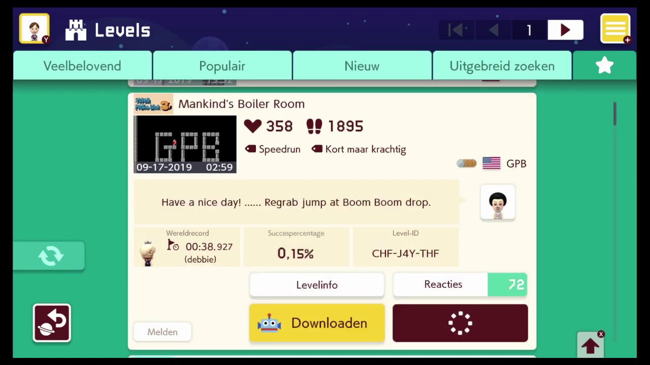 Mario Maker 2 - Mankinds Boiler Room By GPB