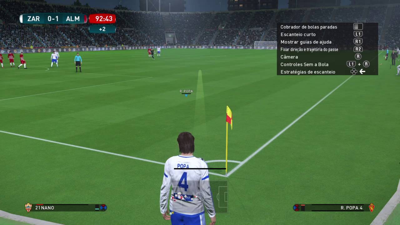 PES 2017 - COMO FAZER O GOLEIRO CABECEAR A BOLA NA AREA