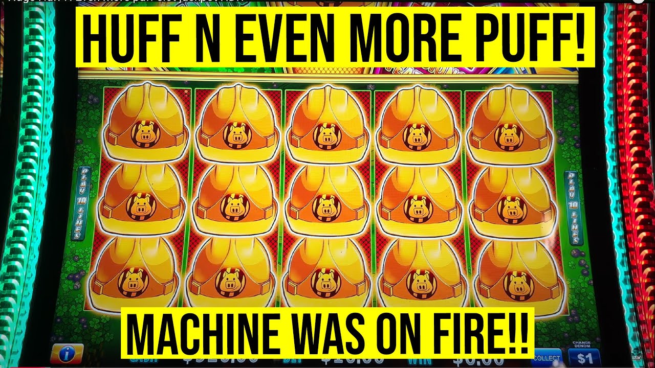 AWESOME HUFF N EVEN MORE PUFF SLOT SESSION! LOTS OF BONUSES!