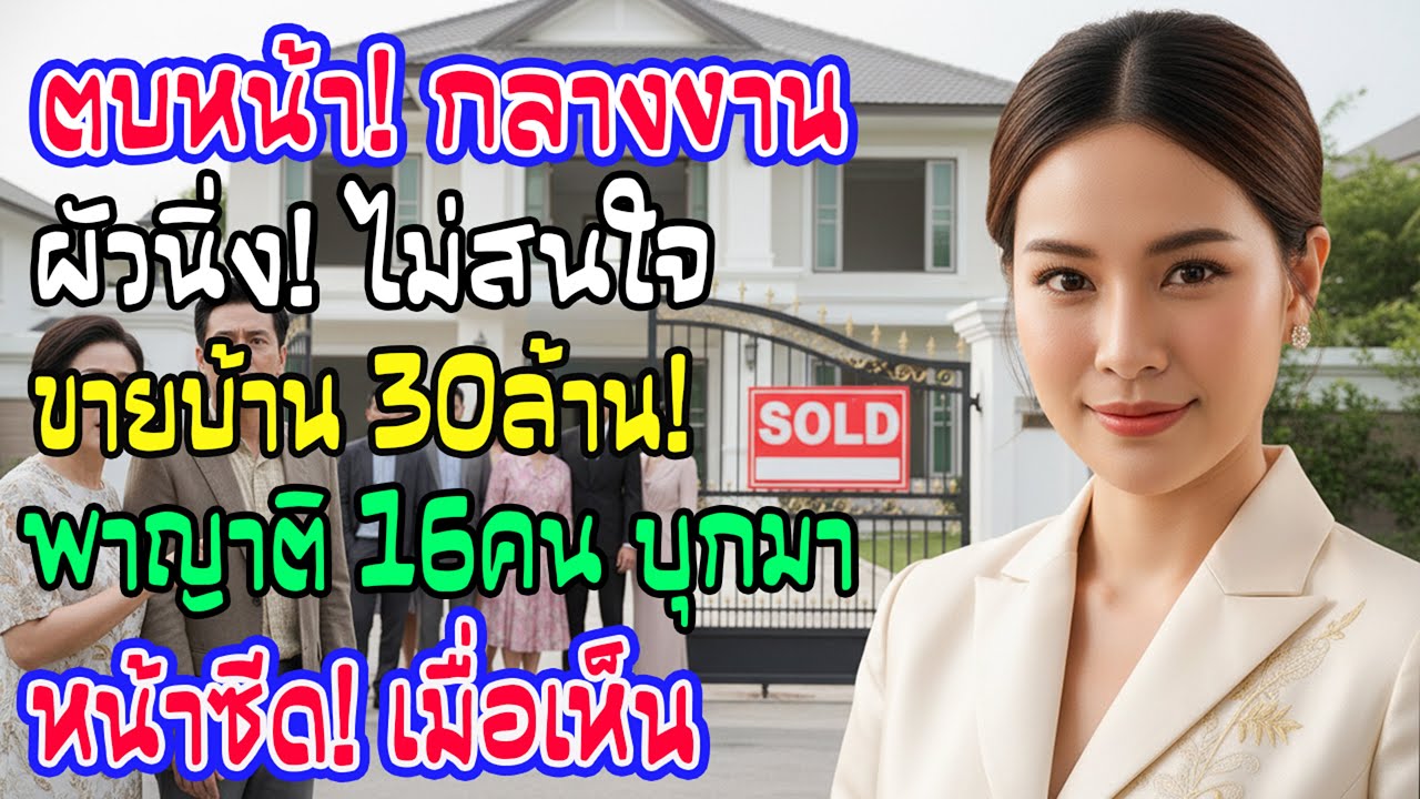แม่ผัวตบหน้ากลางงานหมั้น ผัวเมิน ฉันขายบ้าน 30 ล้านทิ้ง อีกอาทิตย์พาญาติ 16 คนมาถึงกับเข่าทรุด