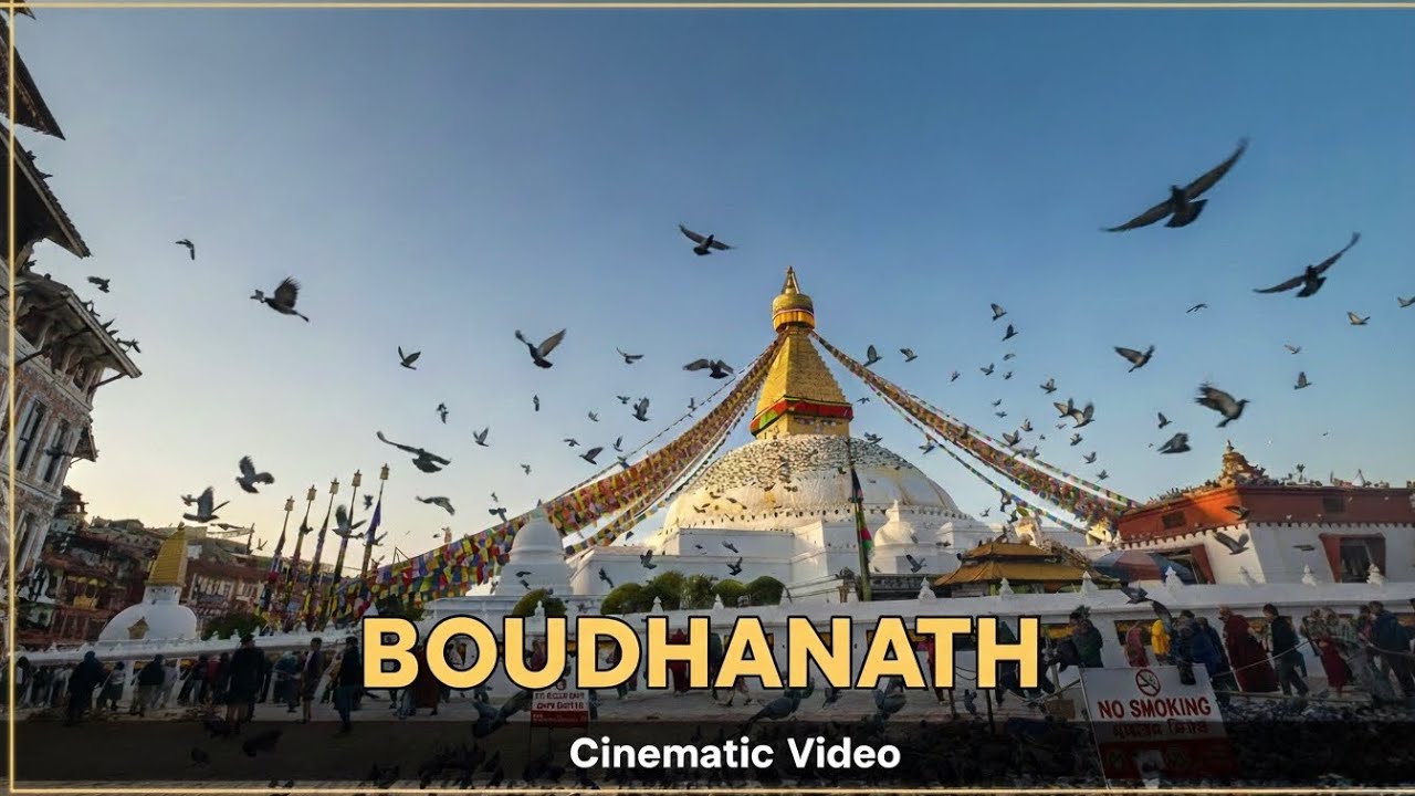 Boudhanath Stupa in 4K | Cinematic Travel Film | Nepal Buddhist Heritage