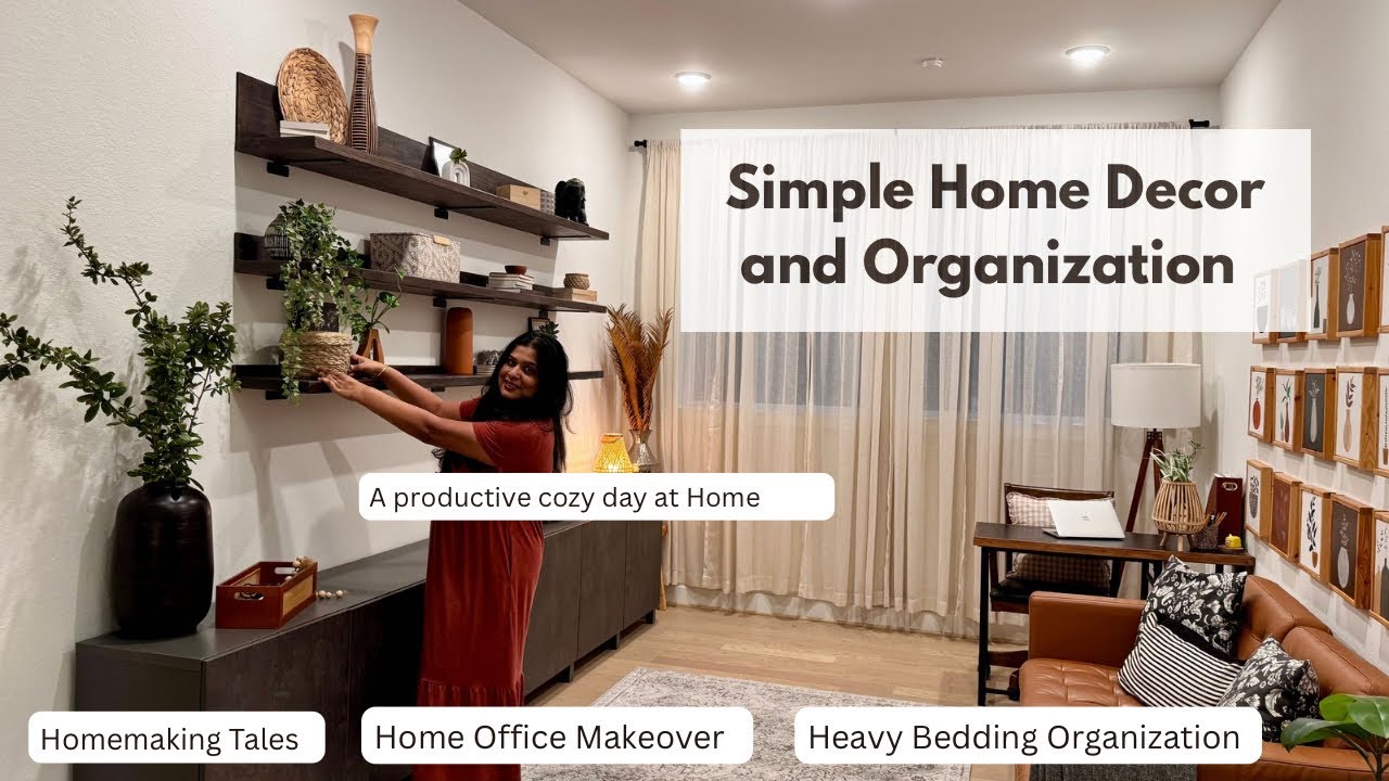 How to decorate Shelves  | Organizing Ideas for Bedding and Indian Clothes 