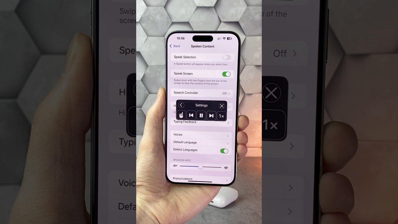 iPhone can READ the text on the screen #apple #iPhone #tips #tricks #technology