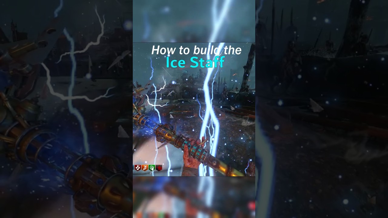 How To Build & Upgrade The Ice Staff In Origins 🧊 #callofduty #gaming