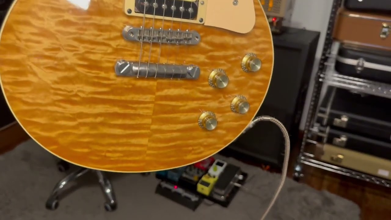 Dunamiz 1959 Les Paul DZ59 Model R9 guitar Sound test.
