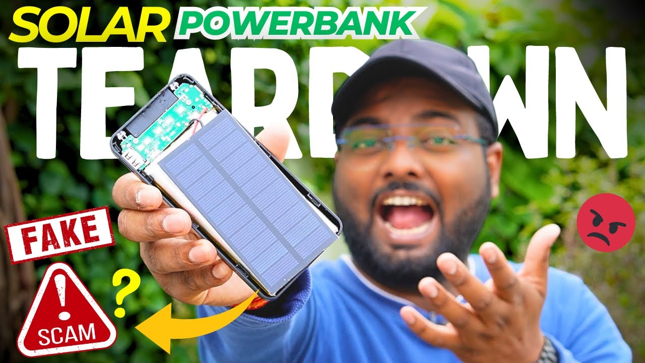 I GOT SCAMMED? 😡Solar Powerbank Teardown ⚡| Fake Powerbank? 😤