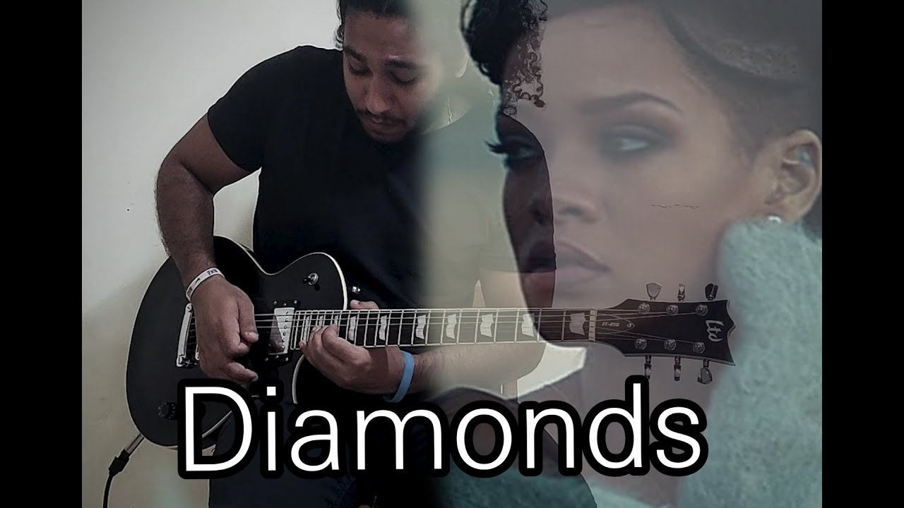 Diamonds - Rihanna - Electric Guitar Cover By Mohamed Hussien
