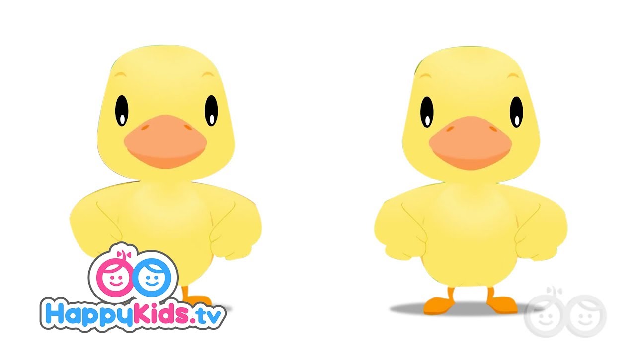 Two Little Ducks - Nursery Rhymes For Children | Rhyme time | Happy Kids