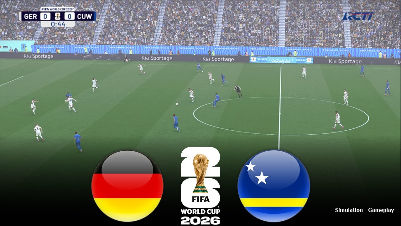 GERMANY vs CURACAO Live | FIFA World Cup 2026 | 14 June 2026 | Simulation PES 2021 Gameplay