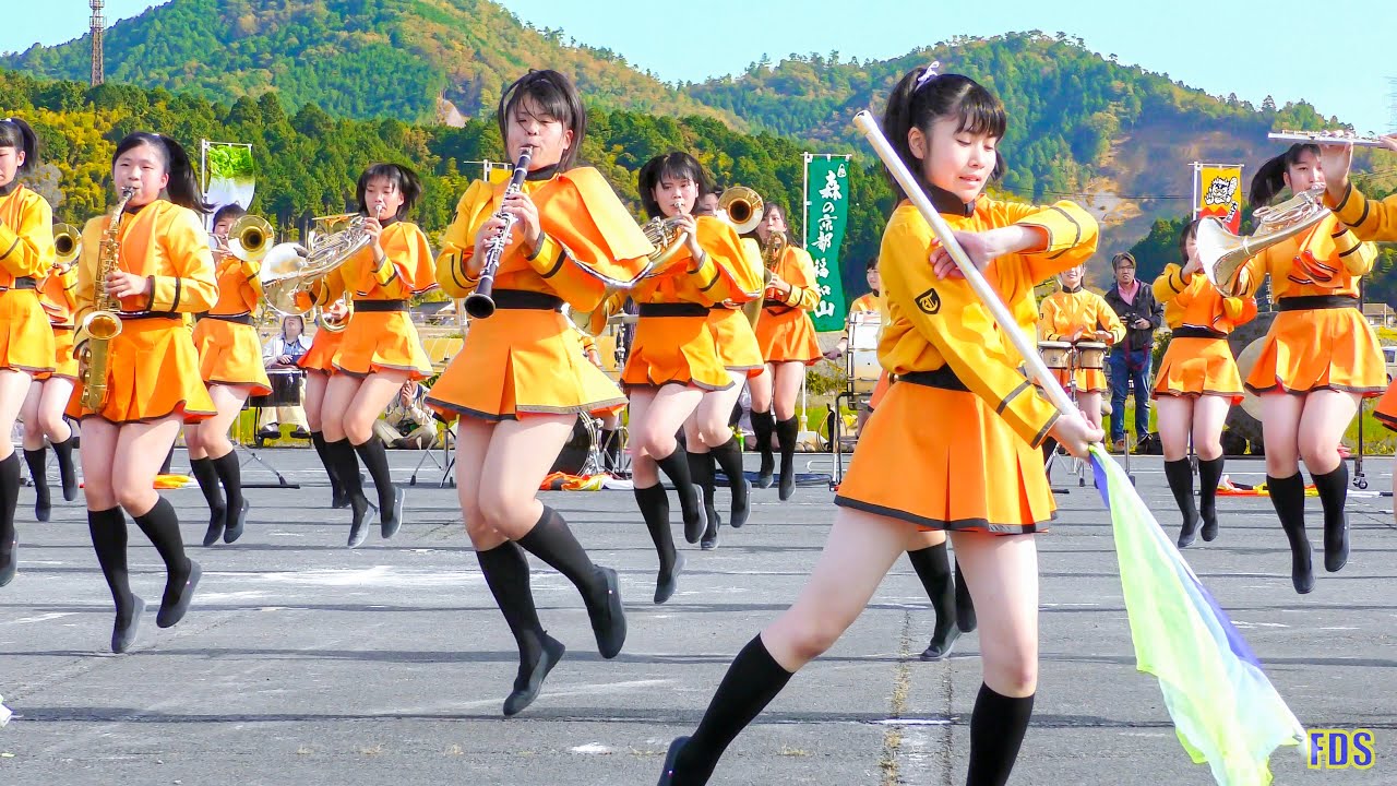 京都橘高校 吹奏楽部 大江山酒呑童子祭り マーチングドリル (前半) Kyoto Tachibana SHS Band [4K]