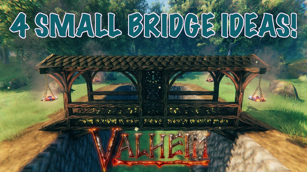 4 SMALL BRIDGE IDEAS IN VALHEIM!