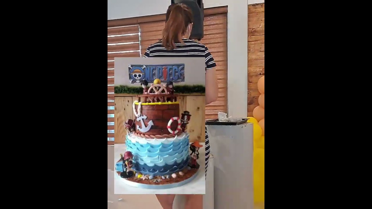 One Piece Themed Cake | 3 Tier Birthday Cake | Luffy Cake |