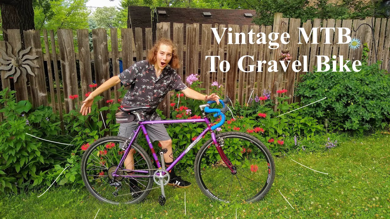 Vintage Fisher MTB To Gravel Bike Build