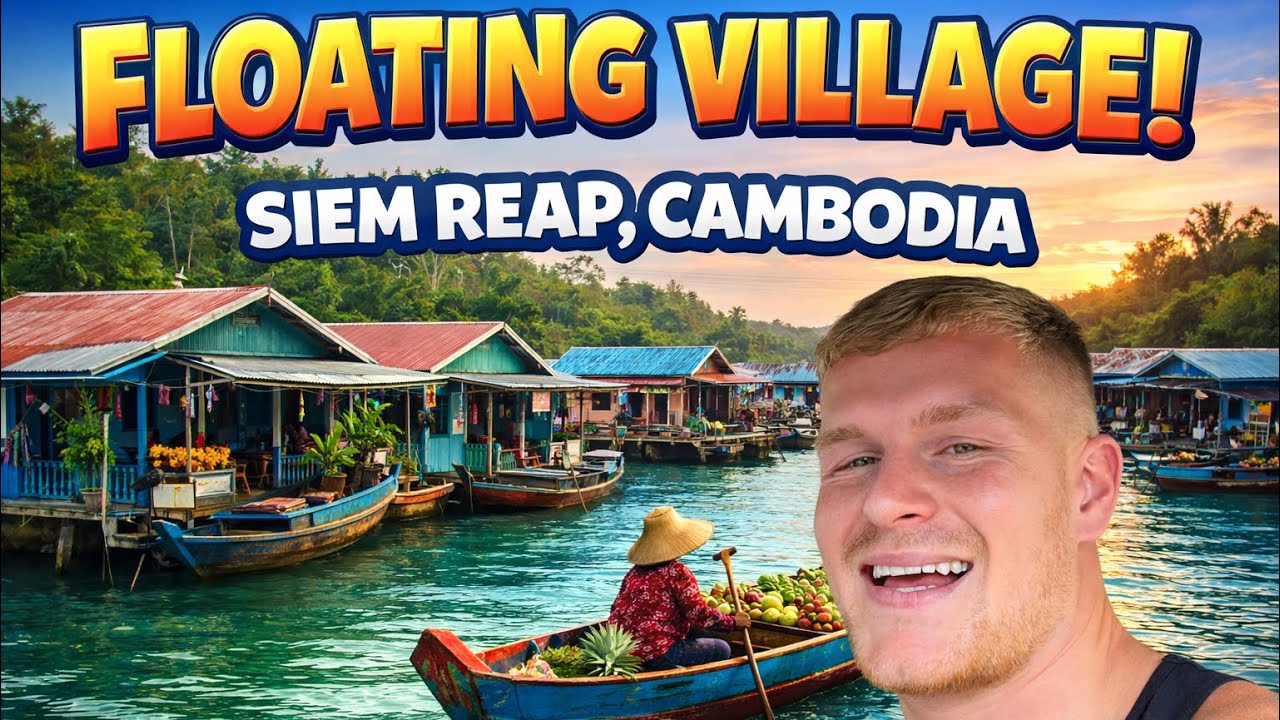 Inside Cambodias Floating Village!