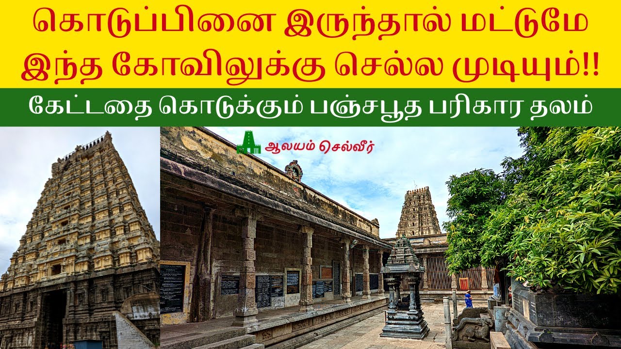கொடுப்பினை இருந்தால் மட்டுமே இந்த கோவிலுக்கு செல்ல முடியும் | காஞ்சிபுரம் ஏகாம்பரநாதர் கோயில்