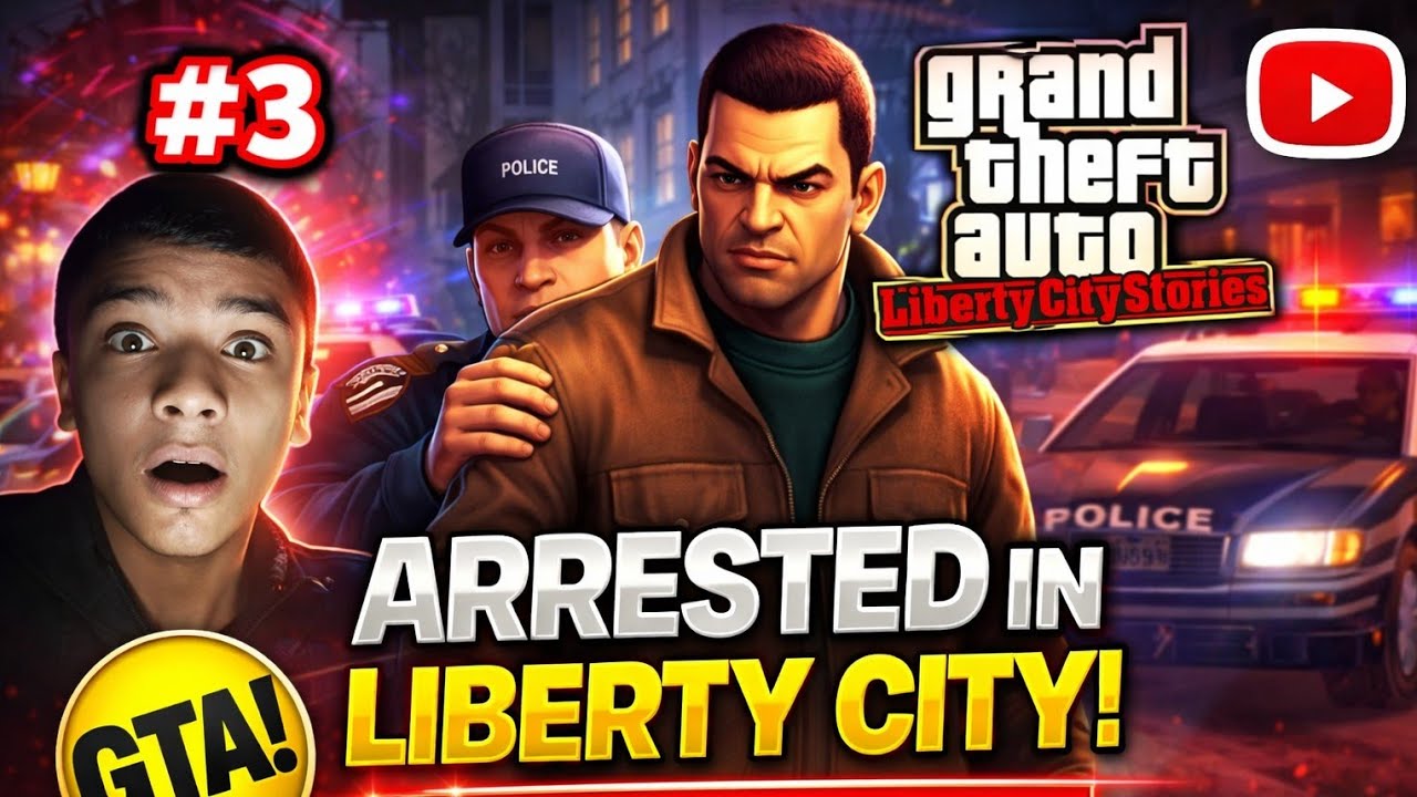 Police arrested him in Liberty City #3 || Middle Gamerz #video#gta#gtalibertycitystories #3 #videos