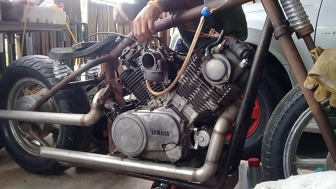 XV750 Test single carburetor S&S supper e 😙😗😍