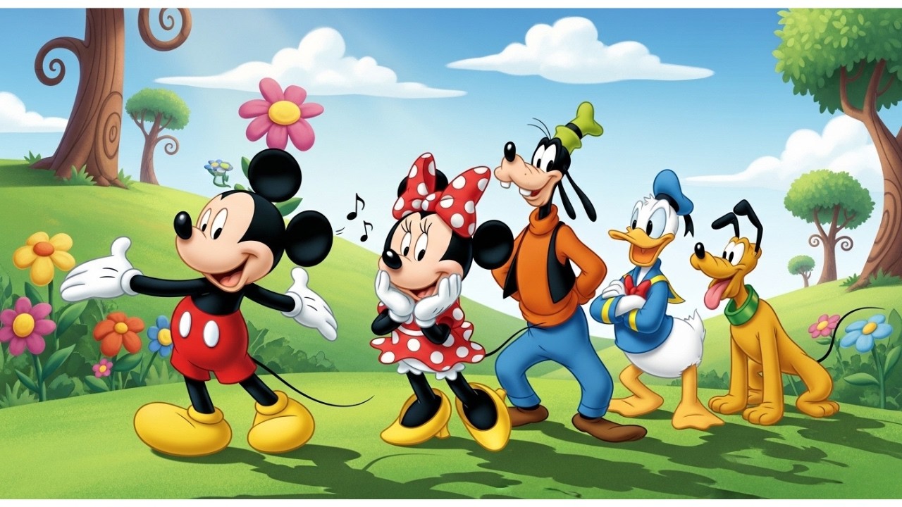 🌿🐭 Mickey Mouse & Friends Magical Jungle Safari Adventure 🐘🦜✨ | Dreamy Doodles 🎨💫