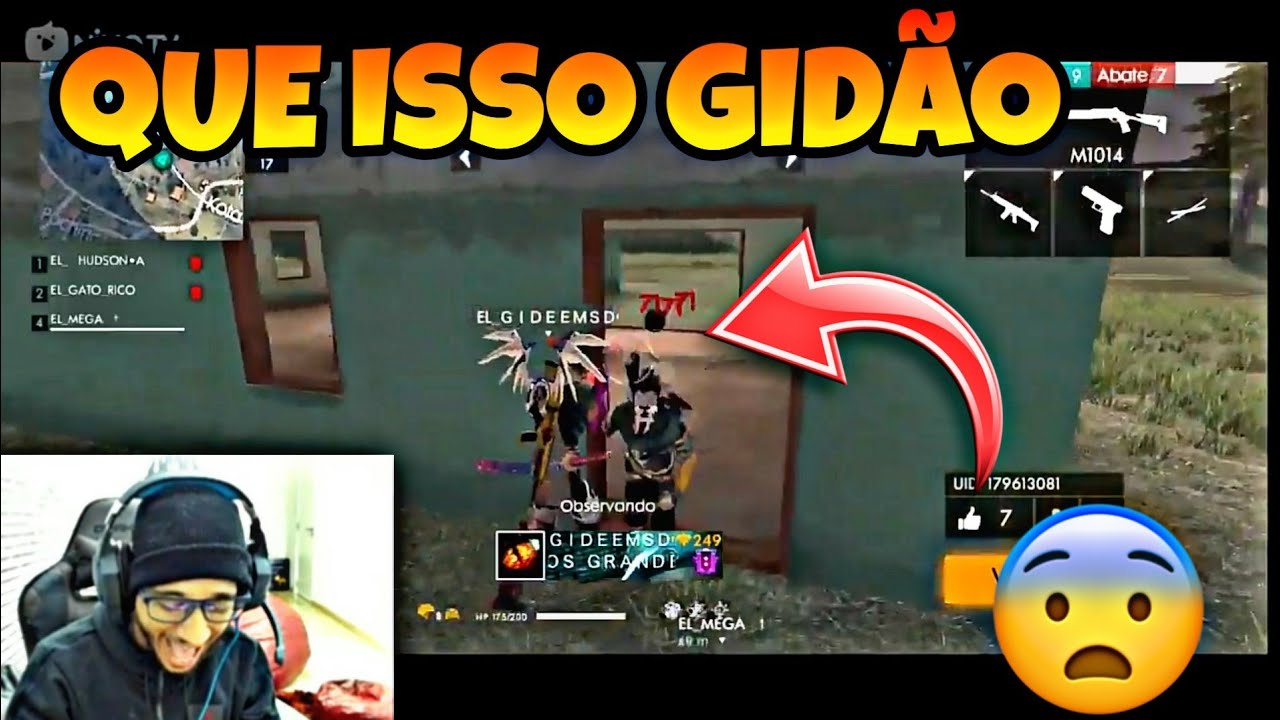 GIDEEMSD FAZ JOGADA LINDA COM 12 VEIA EL MEGA MATA SQUAD SOZINHO, MELHORES CLIPES