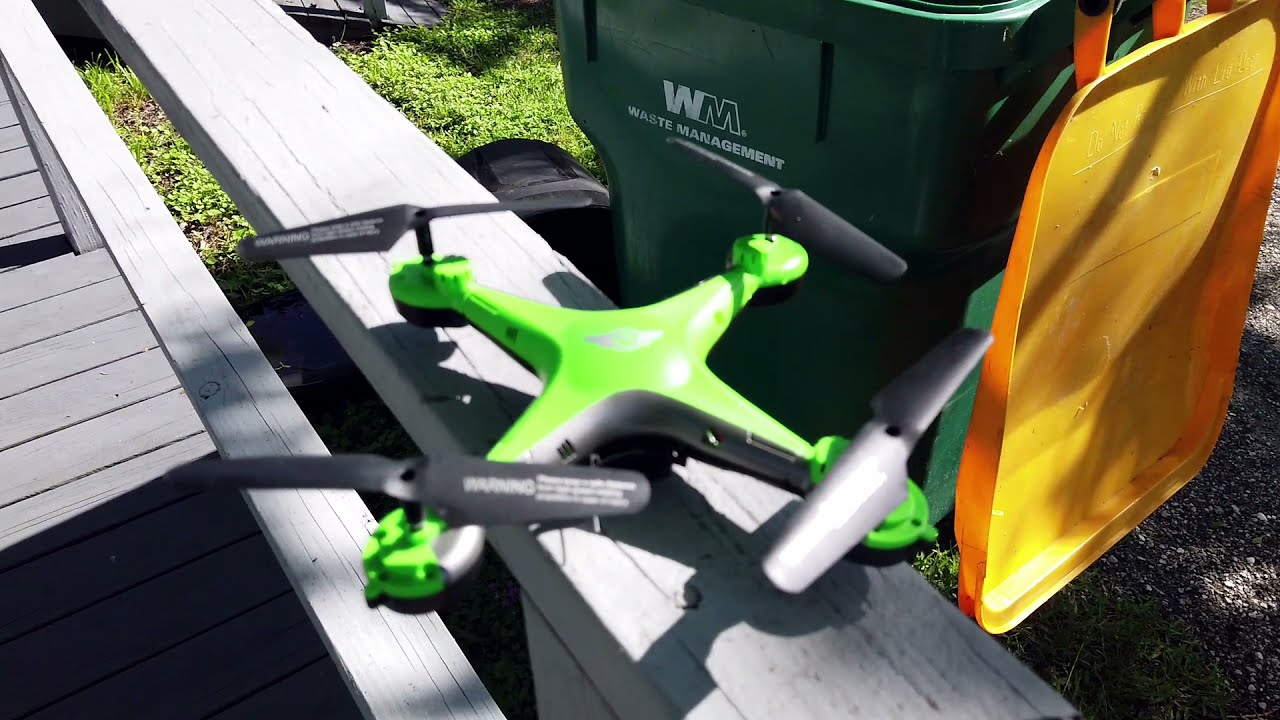 Sky Rider Thunderbird 2 Quadcopter $20 - Test Flight (part 2)