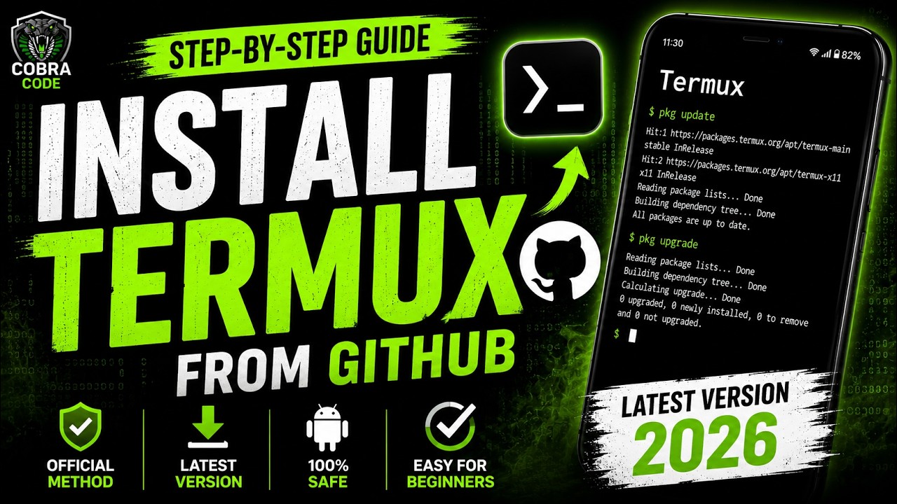 Install Termux on Android in 2 Minutes! (Official GitHub Method)