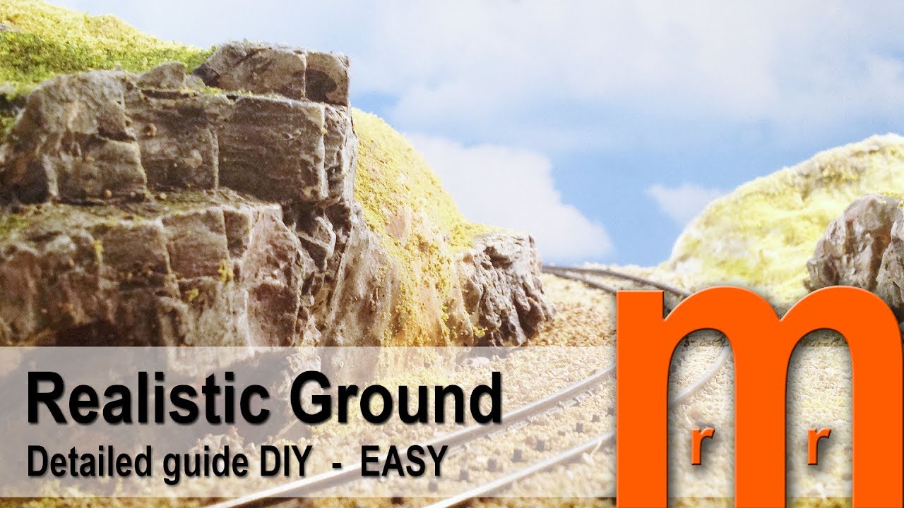 Model realistic ground covering EASY - Detailed guide DIY