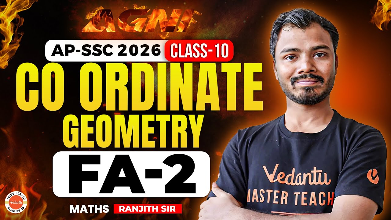 Coordinate Geometry | FA2 Most Important Questions 2025-26 | Class 10 Maths |AP &TS SSC| Ranjith Sir