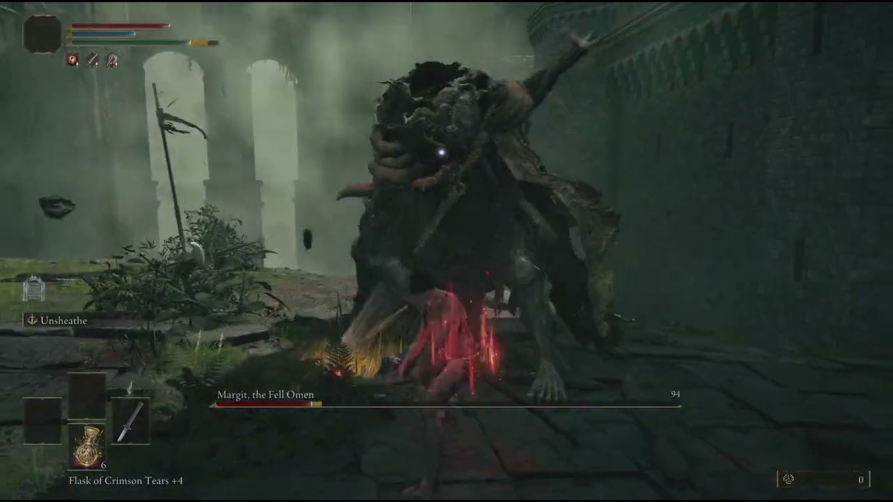 Margit RL1 (No Hit, +0 Weapon)